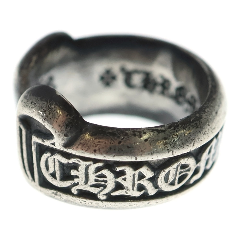 CHROME HEARTS(クロムハーツ) SM SCROLL LABEL スモールスクロールラベル リング シルバー BCA413