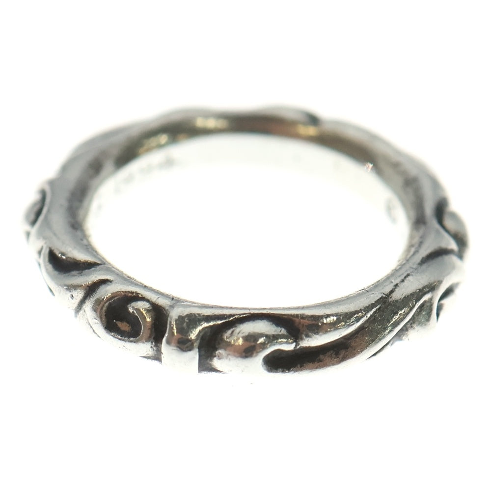 CHROME HEARTS(クロムハーツ) SCRL BAND スクロールバンド リング シルバー BCA351
