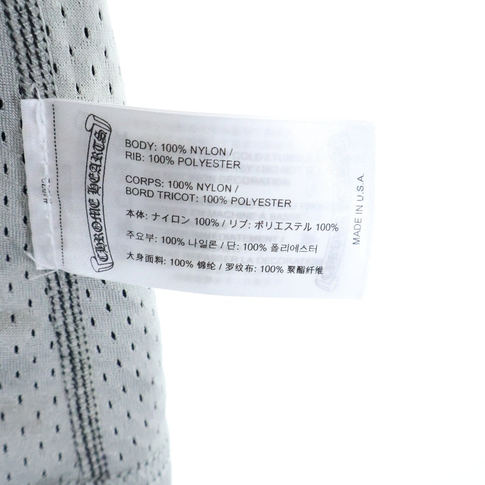 CHROME HEARTS(クロムハーツ) MESH WARM UP JERSEY リバーシブルCHロゴプリントメッシュタンクトップ ブラック