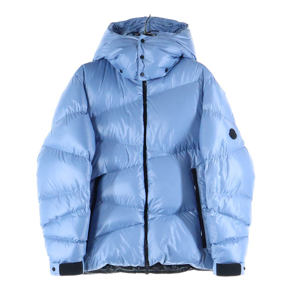 MONCLER(モンクレール) 23AW YONNE GIUBBOTTO フード付き ジップアップ ダウンジャケット ブルー I20911A00042 595ZJ