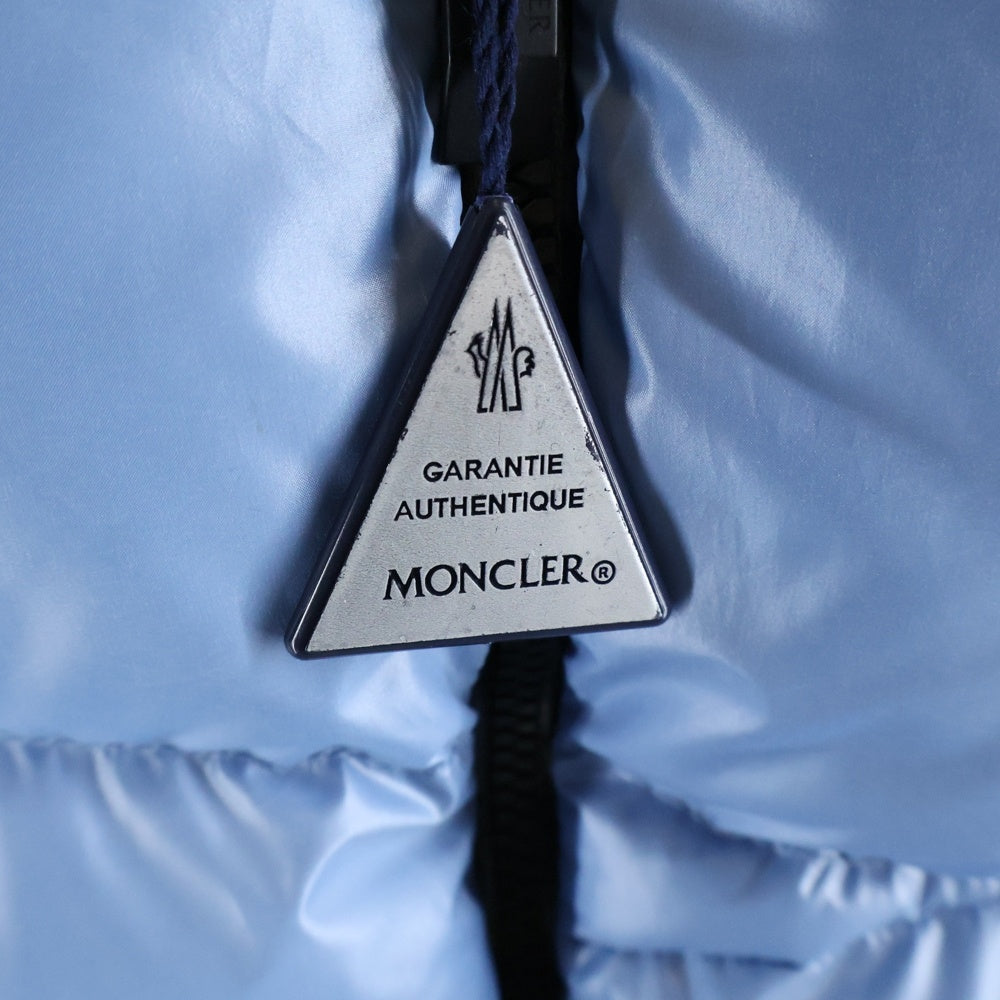 MONCLER(モンクレール) 23AW YONNE GIUBBOTTO フード付き ジップアップ ダウンジャケット ブルー I20911A00042 595ZJ