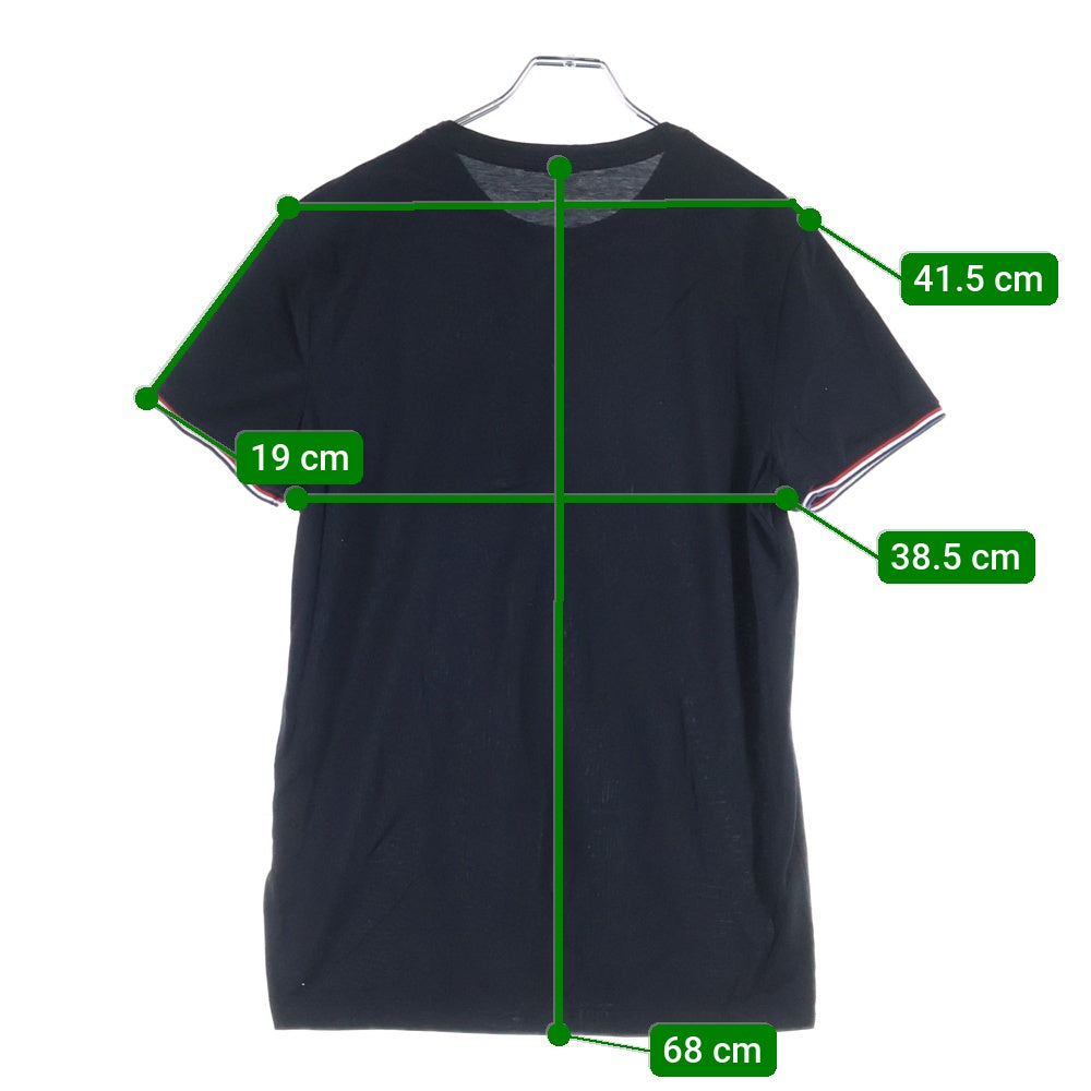 MONCLER(モンクレール) 19SS ワッペン付き 半袖Tシャツ カットソー ブラック E10918019800
