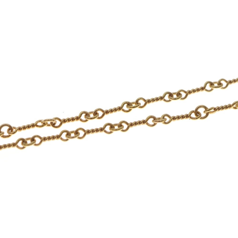CHROME HEARTS(クロムハーツ) 22K NECKCHAIN T18 ツイストチェーンネックレス 18inch ゴールド BCA014