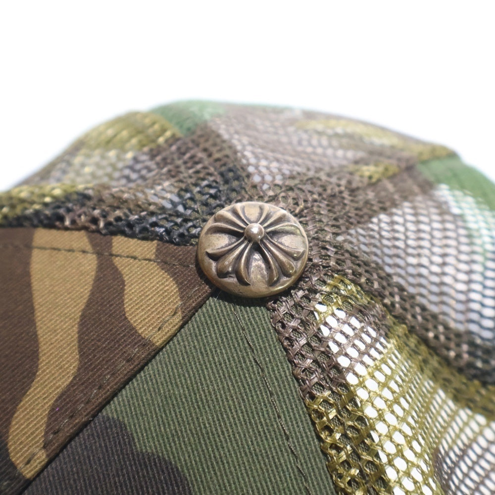 CHROME HEARTS(クロムハーツ) HOLLYWOOD TRUCKER CAP ハリウッド カモ トラッカーメッシュキャップ 帽子 カーキ