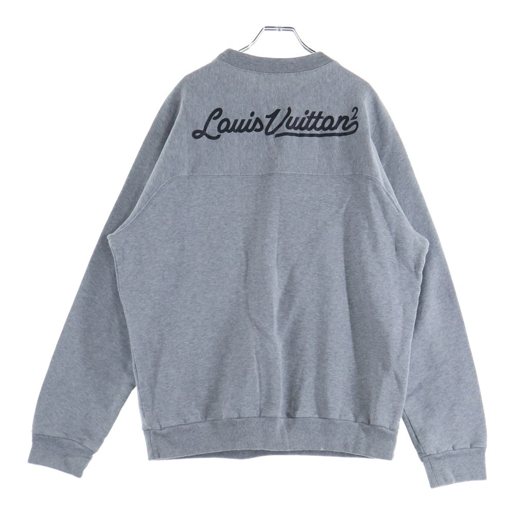 LOUIS VUITTON(ルイヴィトン) 22SS×HUMAN MADE NIGO SWEAT SHIRTS スクエアード スウェット グレー CA36929