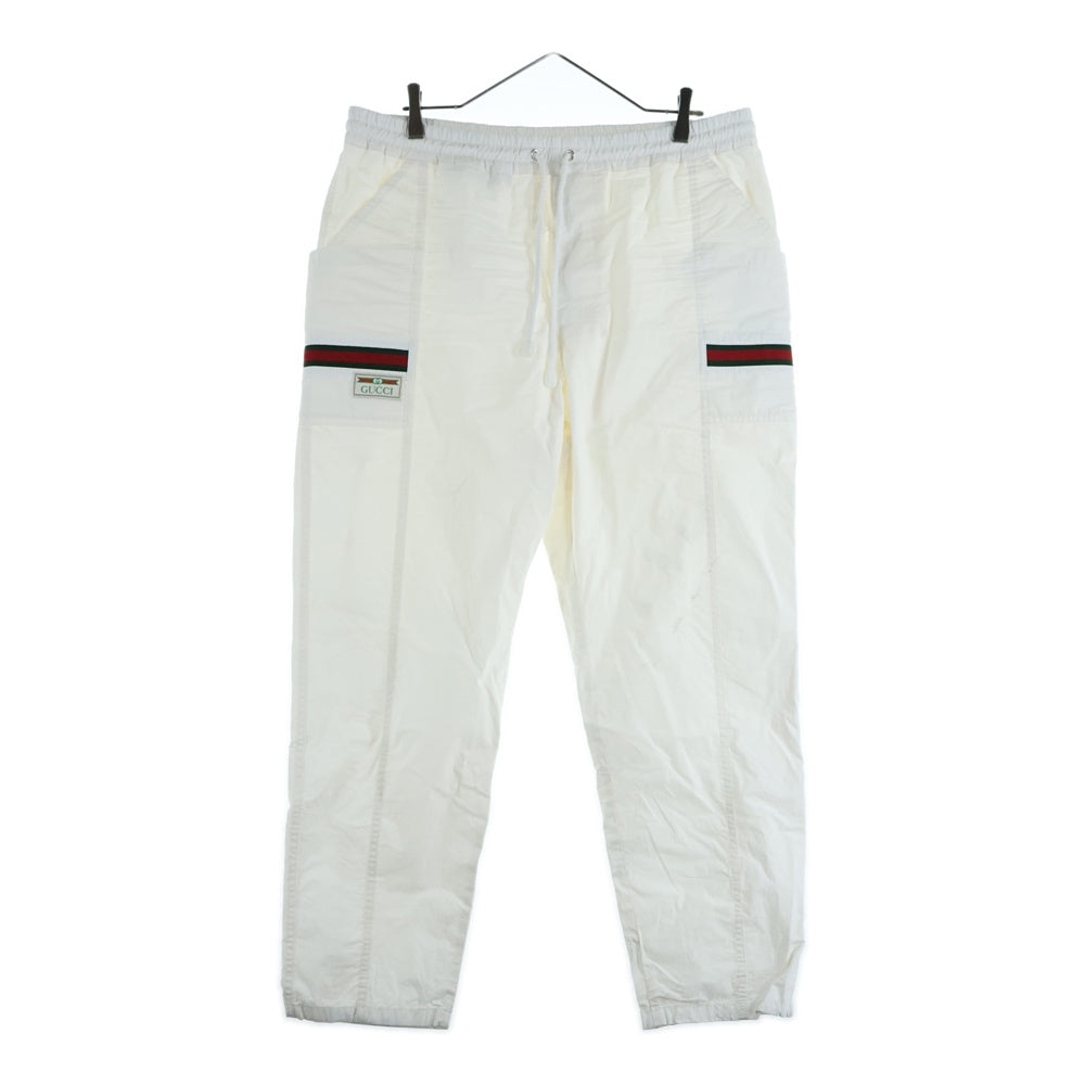 GUCCI(グッチ) 21AW シェリーライン ジョガーパンツ ホワイト 604171
