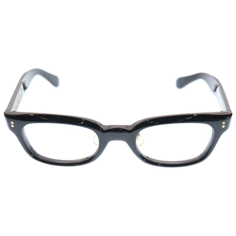 TENDERLOIN(テンダーロイン) ×白山眼鏡店 IN THE WIND ウェリントン サングラス アイウェア 眼鏡 ブラック/ゴールド