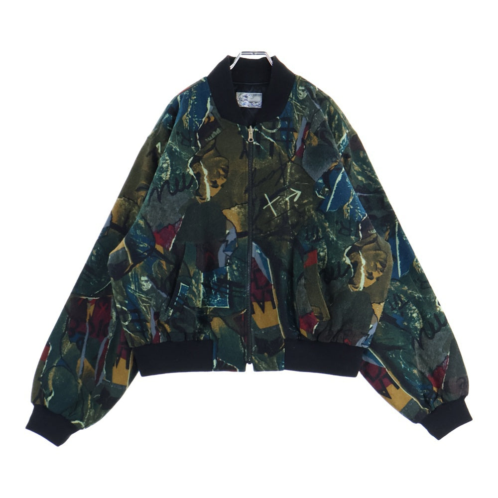 KENZO(ケンゾー) 葛飾北斎 総柄 ジップアップ ボンバージャケット マルチカラー KHJ-175