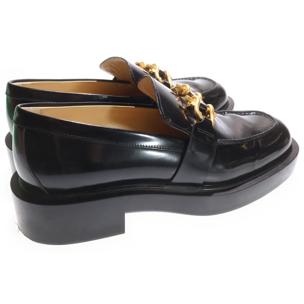 BOTTEGA VENETA(ボッテガヴェネタ) ムッシュレザー カーフスキン チャンキーローファー ブラック 729880 V28R0