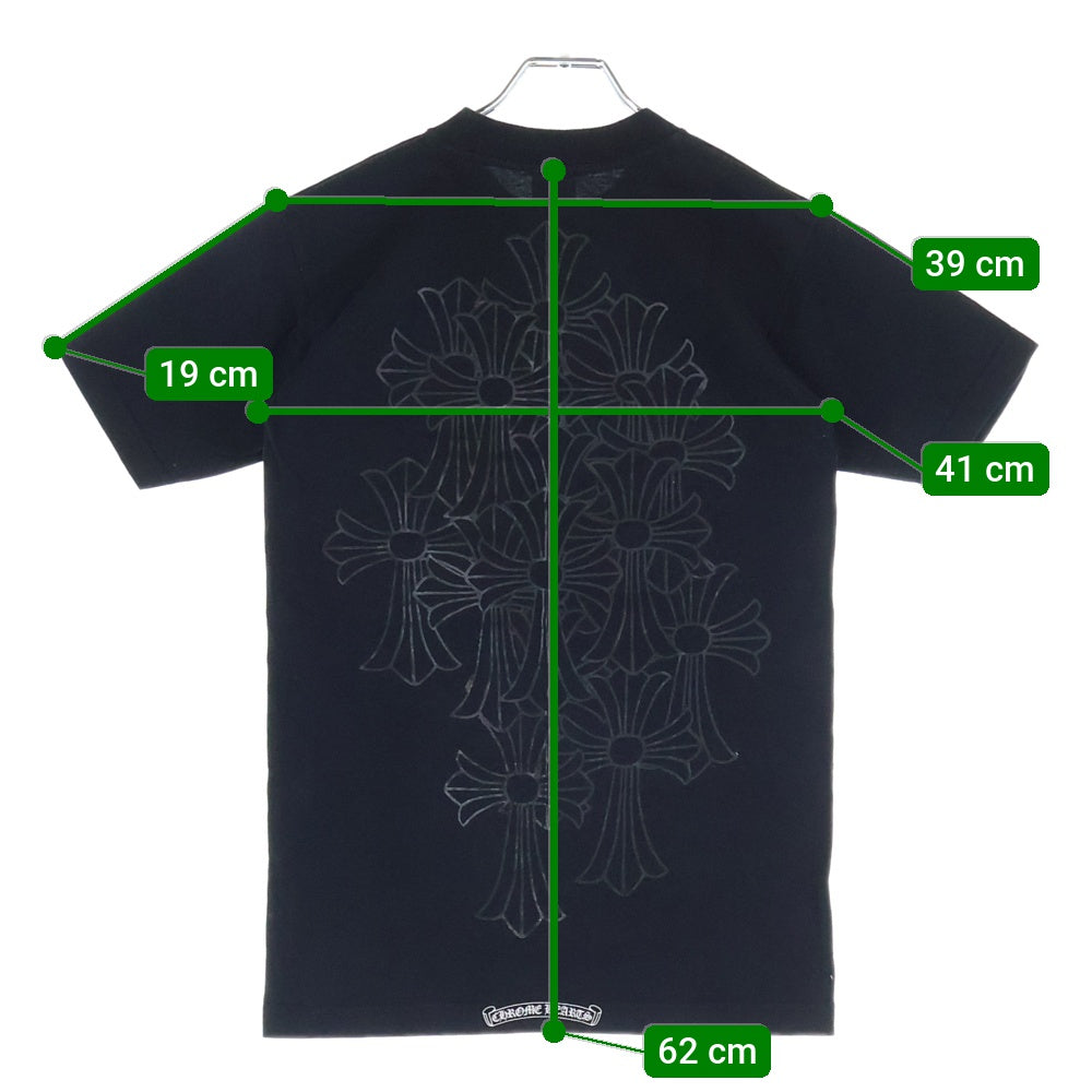 CHROME HEARTS(クロムハーツ) OLD バックセメタリープリント 半袖ポケットTシャツ カットソー ブラック