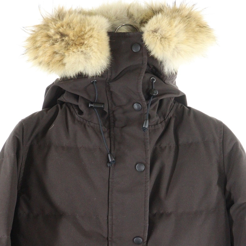 CANADA GOOSE(カナダグース) MACKENZIE PARKA マッケンジーパーカー ファーフーデッドジャケットダウンコート レディース ブラウン 2302JL