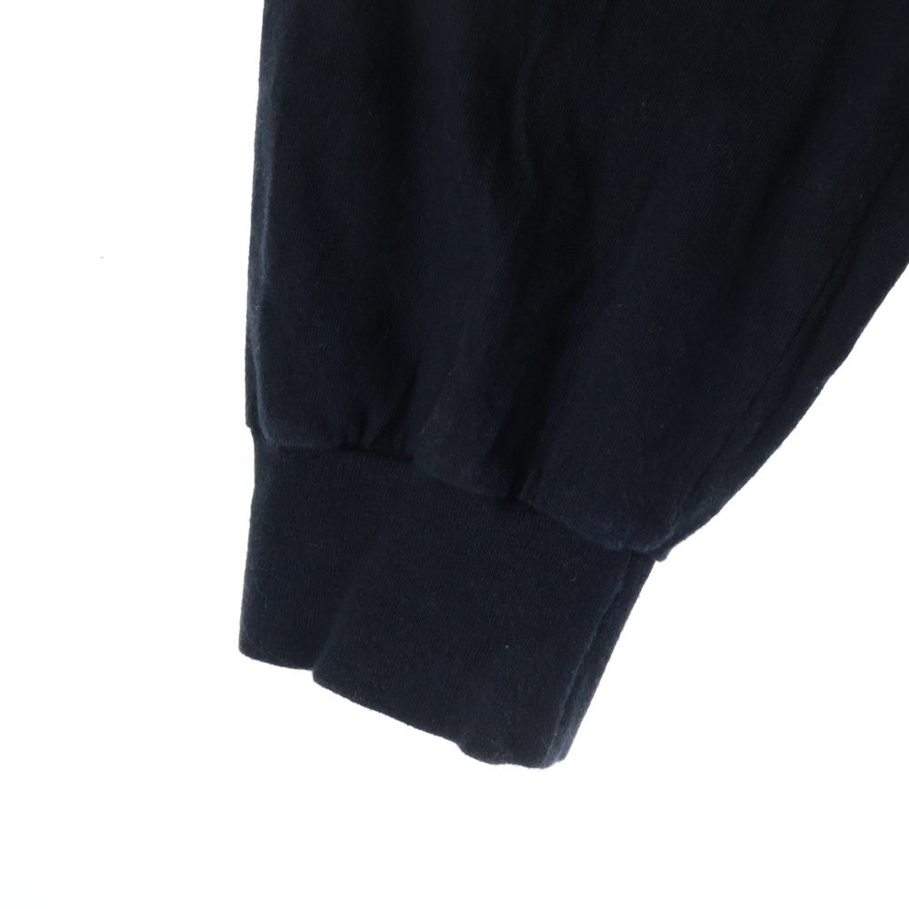 CHROME HEARTS(クロムハーツ) FOTI SCROLL LOGO L/S TEE フォティー スカルロゴプリント クルーネック ロングスリーブ 長袖Tシャツ カットソー ブラック/パープル