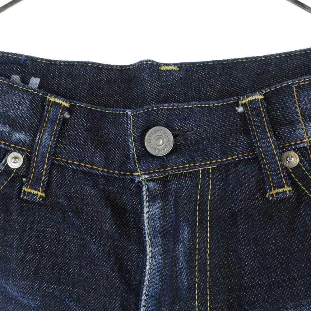 VISVIM(ヴィスヴィム) SOCIAL SCULPTURE DENIM 03NW ヴィンテージ加工 リジッド デニムパンツ インディゴ