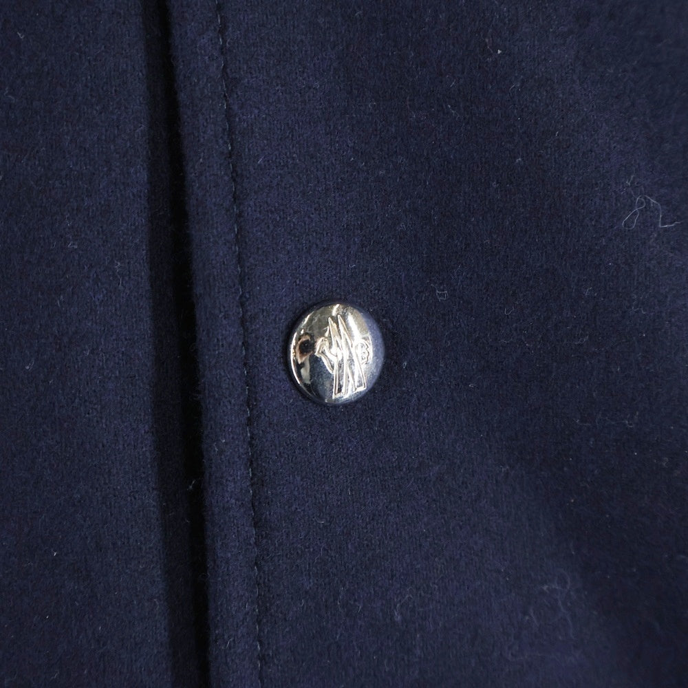 MONCLER(モンクレール) 22AW ウール ダウンコート ネイビー レディース H20911C00013