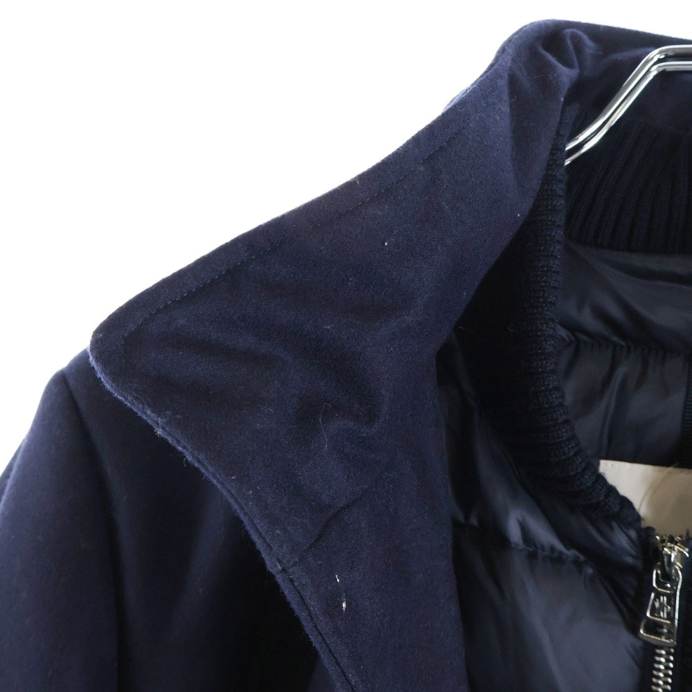 MONCLER(モンクレール) 22AW ウール ダウンコート ネイビー レディース H20911C00013