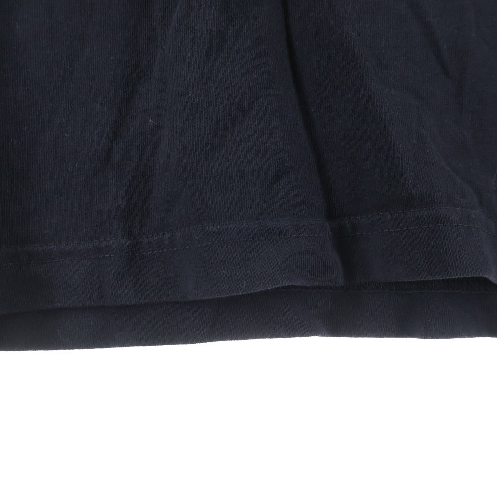 DENIM TEARS(デニムティアーズ) The Scorpion and the Frog フロントロゴ 長袖Tシャツ ロングスリーブ カットソー ブラック