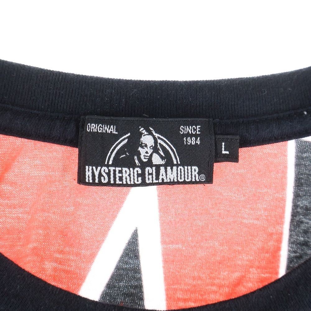 HYSTERIC GLAMOUR(ヒステリックグラマー) Killer Queens Tee バックプリント 半袖Tシャツカットソー ブラック