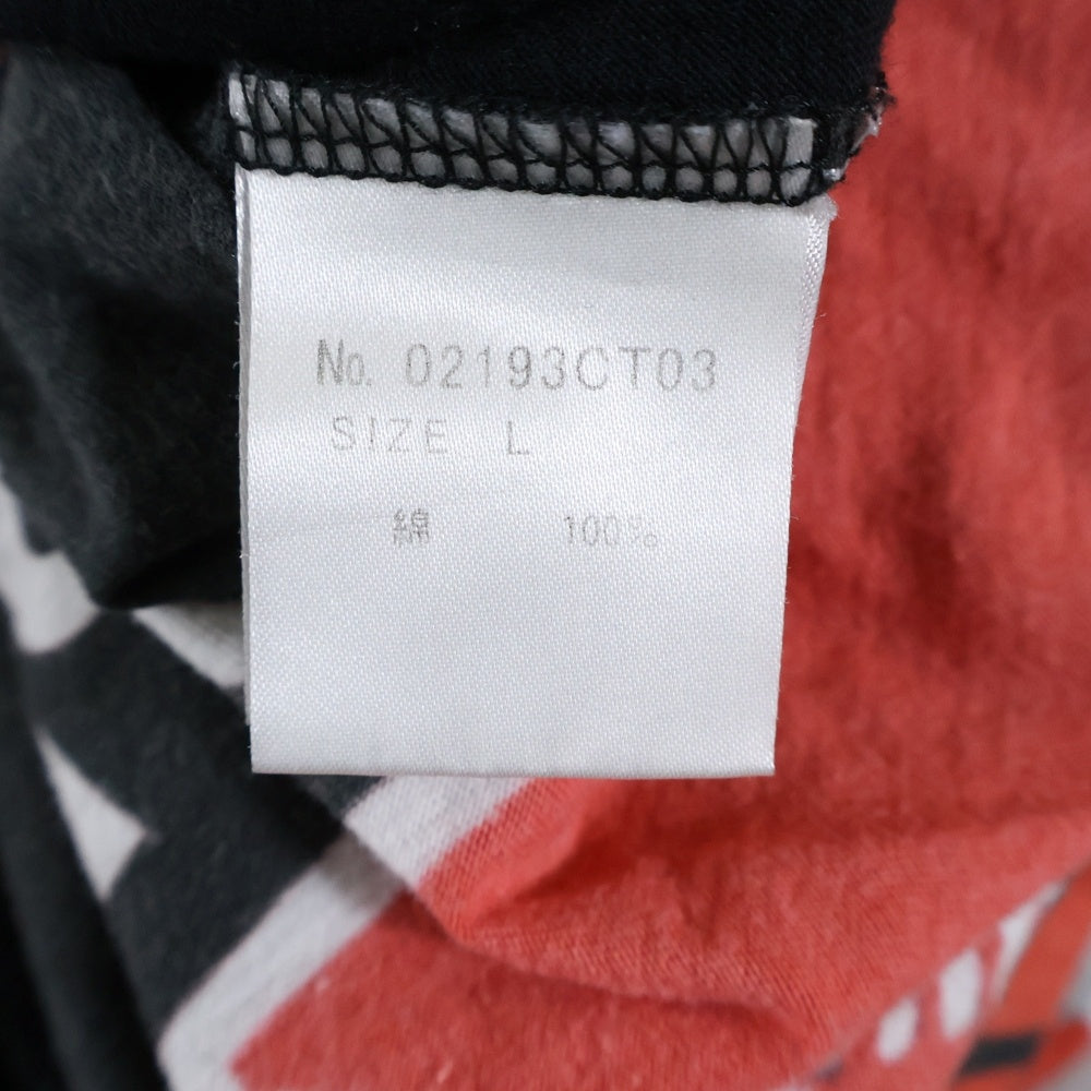 HYSTERIC GLAMOUR(ヒステリックグラマー) Killer Queens Tee バックプリント 半袖Tシャツカットソー ブラック