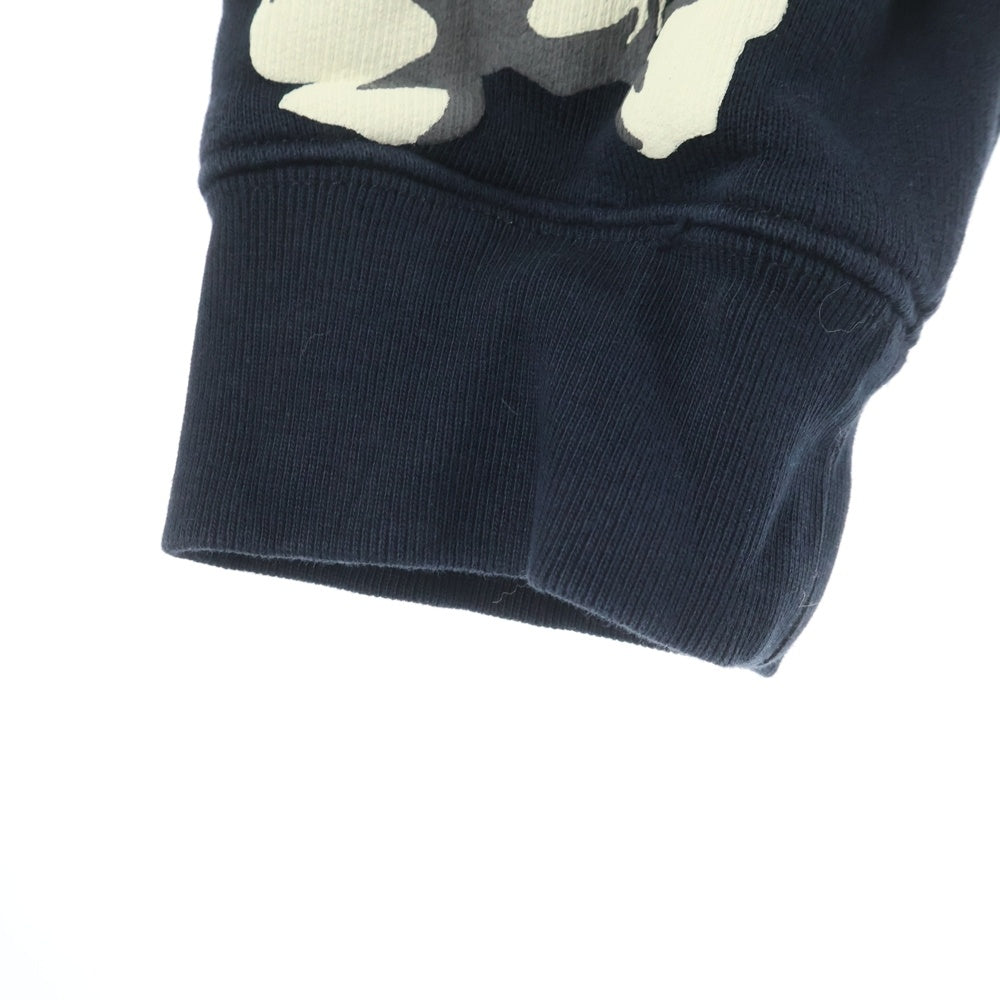 DENIM TEARS(デニムティアーズ) ×CPFM COTTON WREATH PULL OVER HOODIE コットン フラワープルオーバーパーカー ブラック