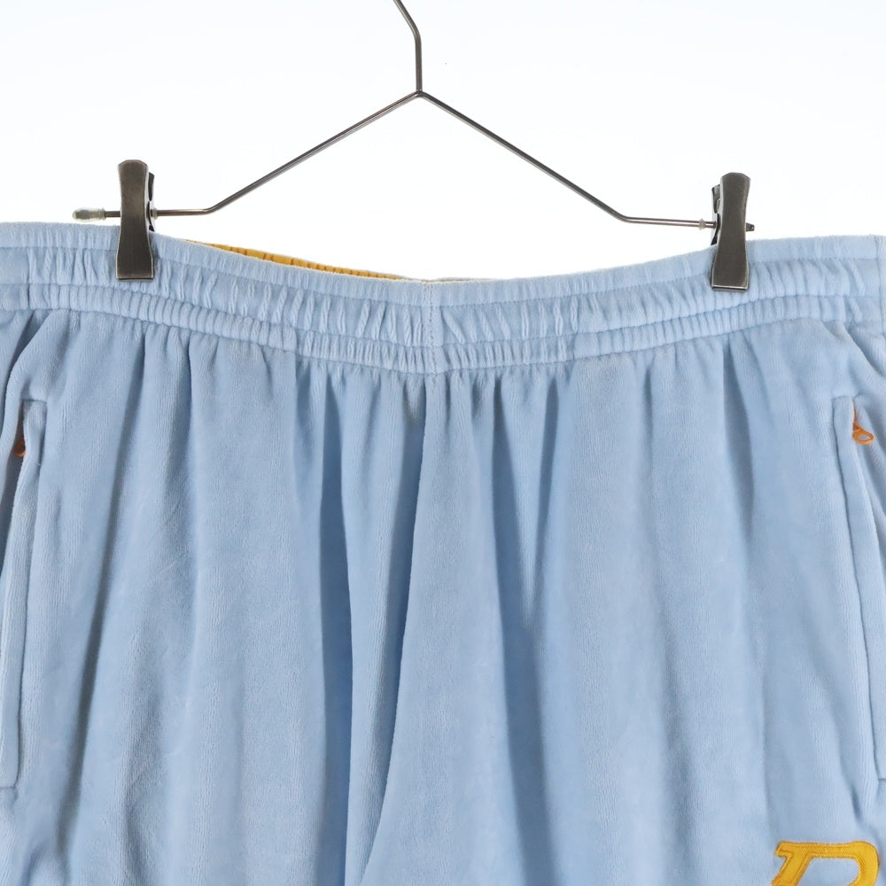 DENIM TEARS(デニムティアーズ) Velour Warmup Track Pants ベロア トラック パンツ ブルー