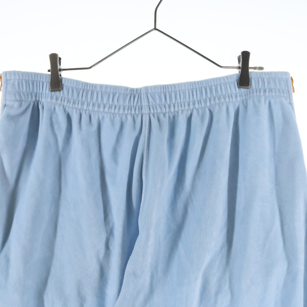 DENIM TEARS(デニムティアーズ) Velour Warmup Track Pants ベロア トラック パンツ ブルー