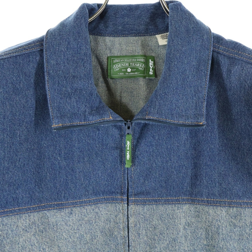 DENIM TEARS(デニムティアーズ) ×Levis COTTON DENIM TRACK JACKET コットン デニム トラックジャケット インディゴ