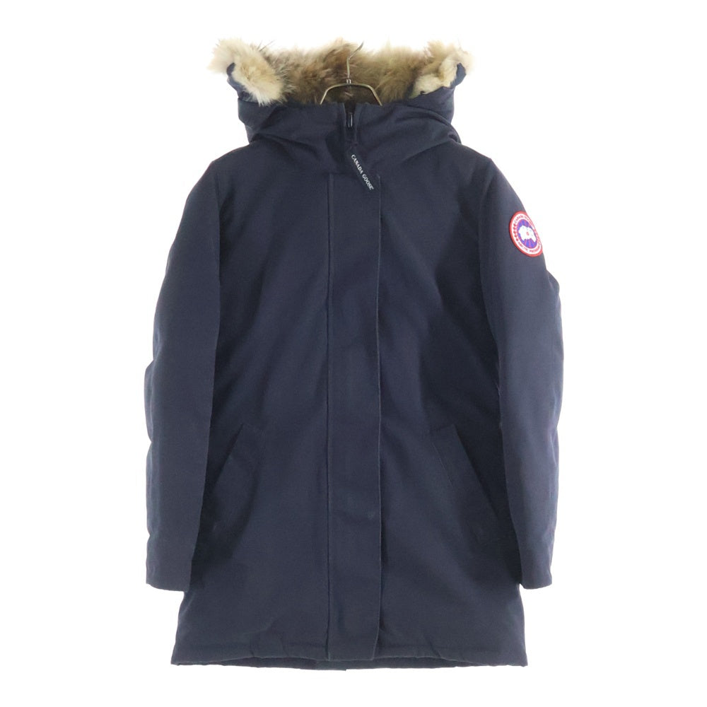 CANADA GOOSE(カナダグース) VICTORIA PARKA ヴィクトリアパーカー ファーダウンコート ブラック 3037LA