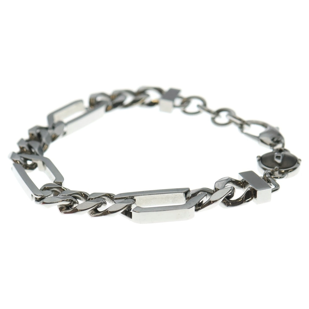 DIESEL(ディーゼル) D LOGO CHAIN BRACELET Dロゴ チェーン ブレスレット シルバー DX135100DJW