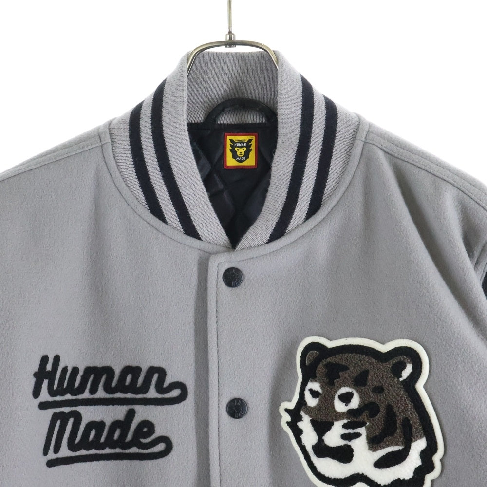 HUMAN MADE(ヒューマンメイド) 22AW VARSITY JACKET バーシティジャケット グレー