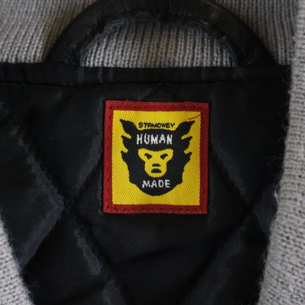 HUMAN MADE(ヒューマンメイド) 22AW VARSITY JACKET バーシティジャケット グレー