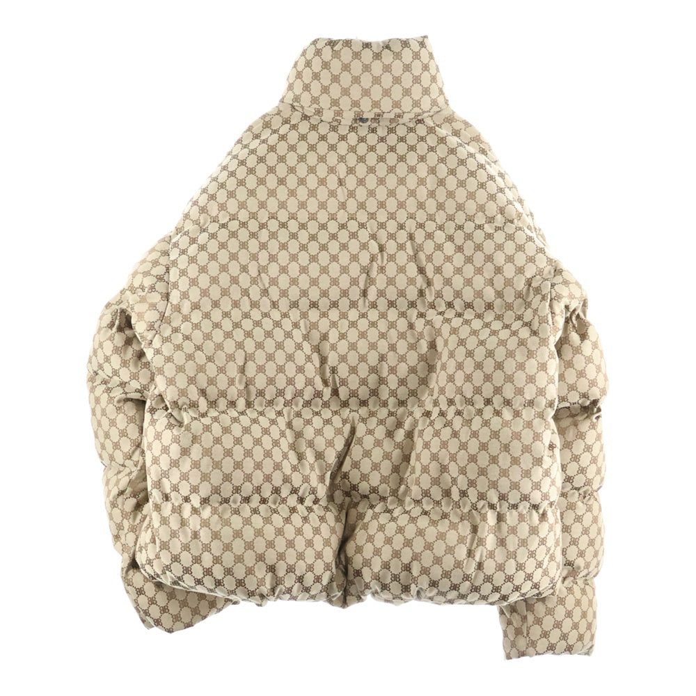 BALENCIAGA(バレンシアガ) 22AW×GUCCI The Hacker Project Hacker BB Puffer グッチ ザ ハッカープロジェクト BB ハッカー パファー ジャケット ベージュ 681885 TL053