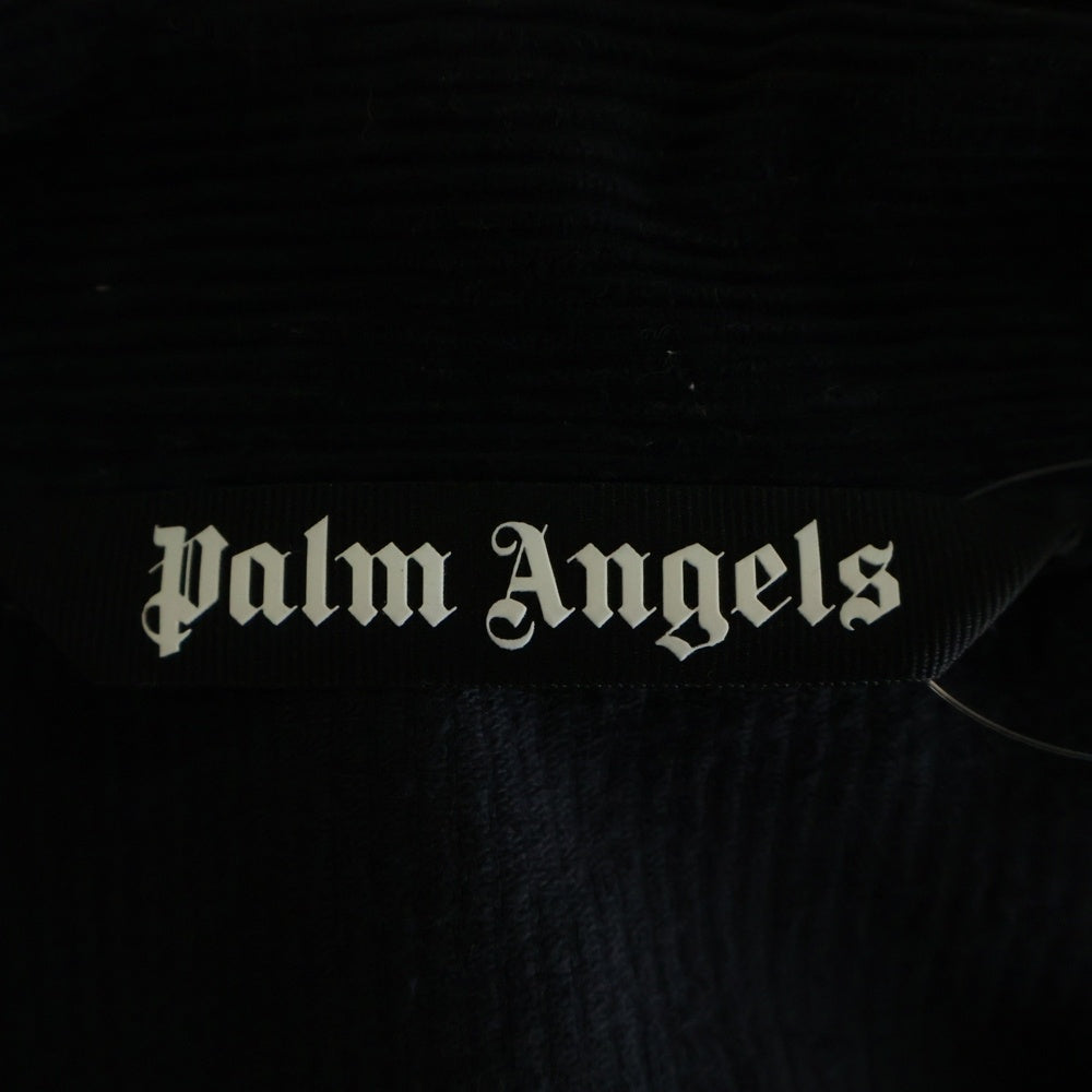 Palm Angels(パームエンジェルス) ロゴデザイン コーデュロイジャケット ブラック PMYE006F21DEN001