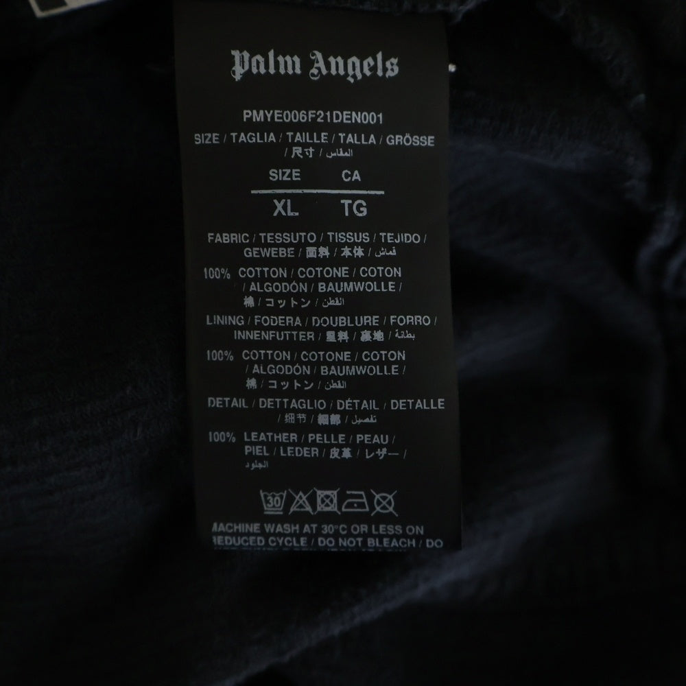 Palm Angels(パームエンジェルス) ロゴデザイン コーデュロイジャケット ブラック PMYE006F21DEN001