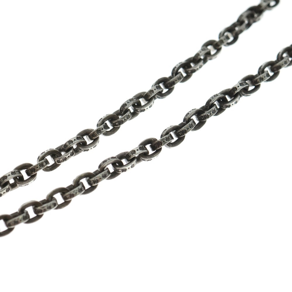 CHROME HEARTS(クロムハーツ) PPR CHN SML CH CRS ペーパーチェーンスモールCHクロス シルバーネックレス シルバー
