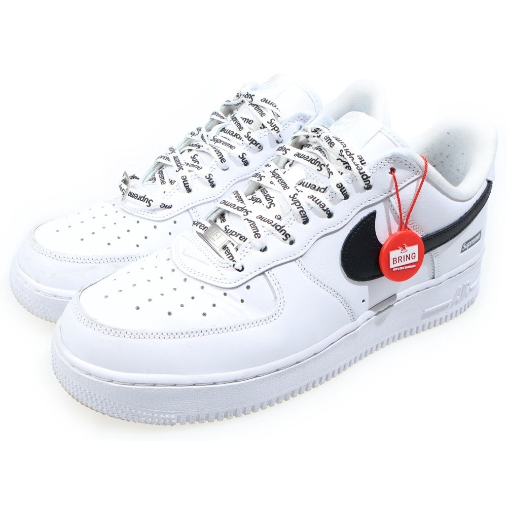 NIKE(ナイキ) ×SUPREME AIR FORCE 1 LOW CU9225-102 エア フォース 1 ローカットスニーカー ホワイト/ブラック US9/27cm