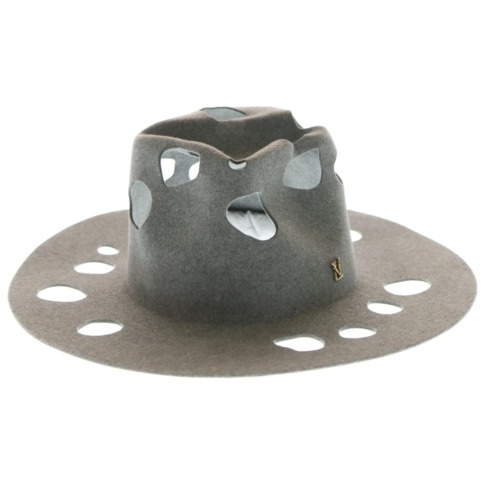 LOUIS VUITTON(ルイヴィトン) 19AW シャポーチーズ グレー ロングブリムハット MP2476 AP0139