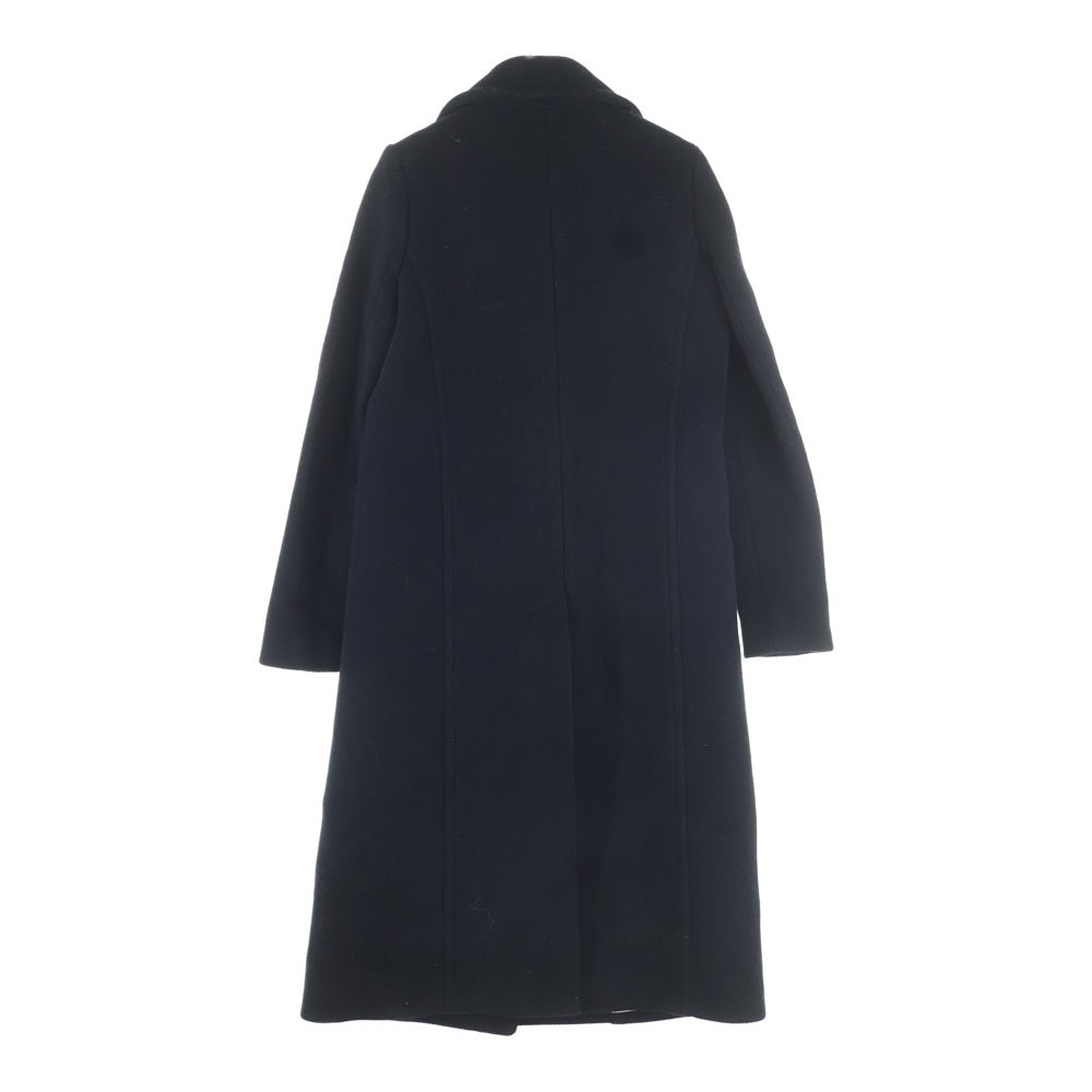 SEE BY CHLOE(シーバイクロエ) クルミボタン 2B ウールロングコート ブラック レディース S6AMA03