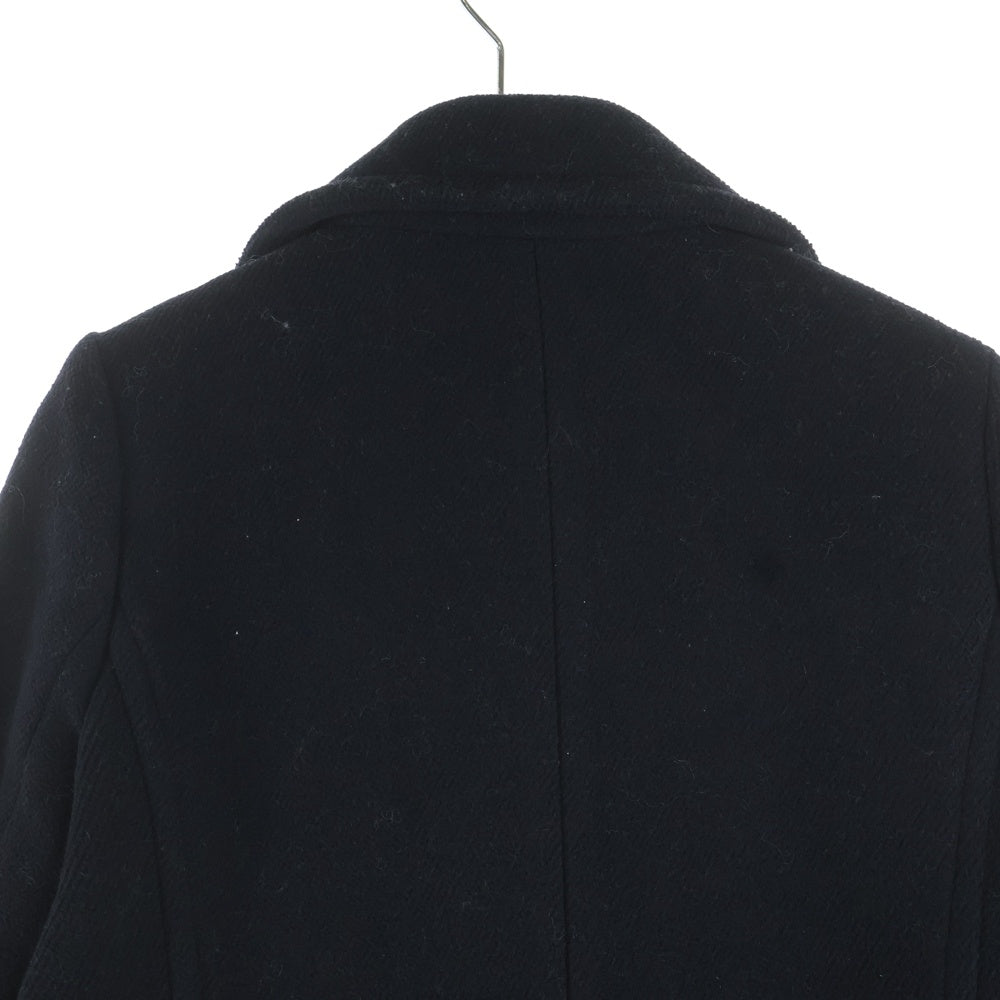 SEE BY CHLOE(シーバイクロエ) クルミボタン 2B ウールロングコート ブラック レディース S6AMA03