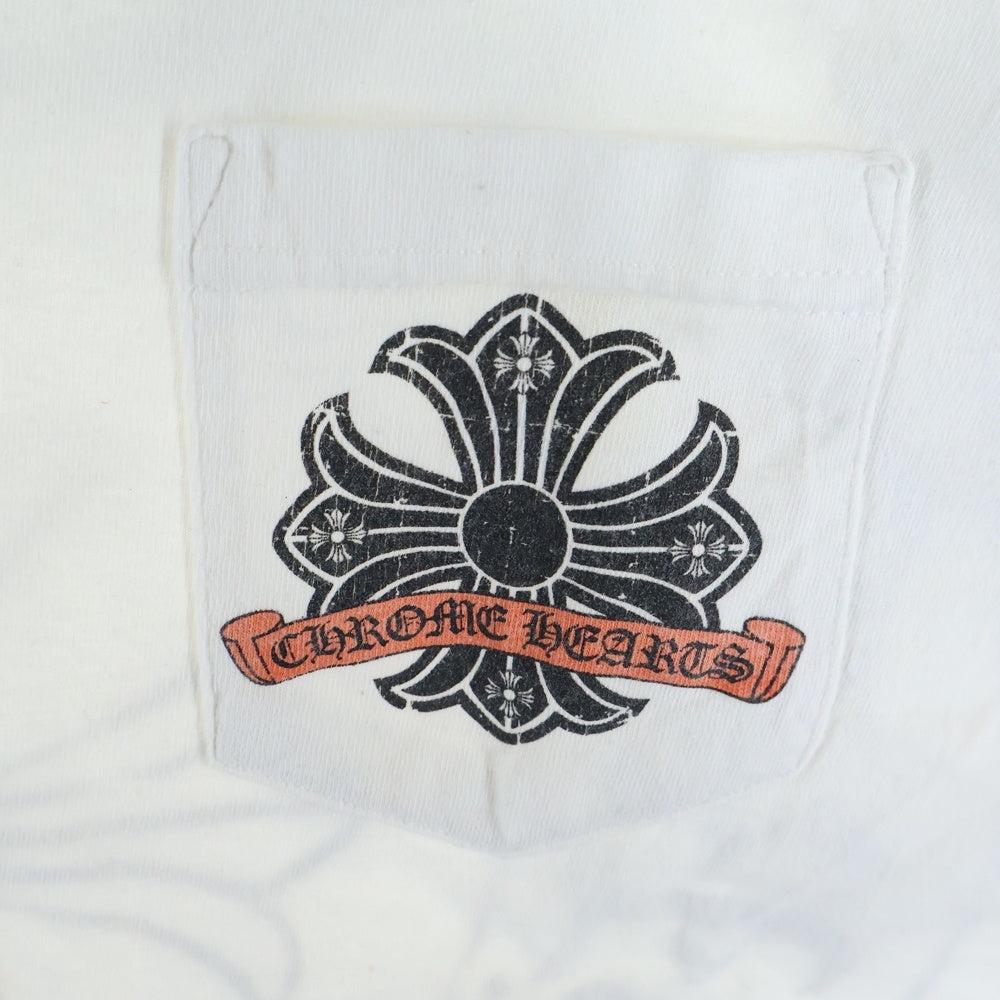 CHROME HEARTS(クロムハーツ) OLD CH PLS ホースシュー 半袖Tシャツ カットソー ホワイト