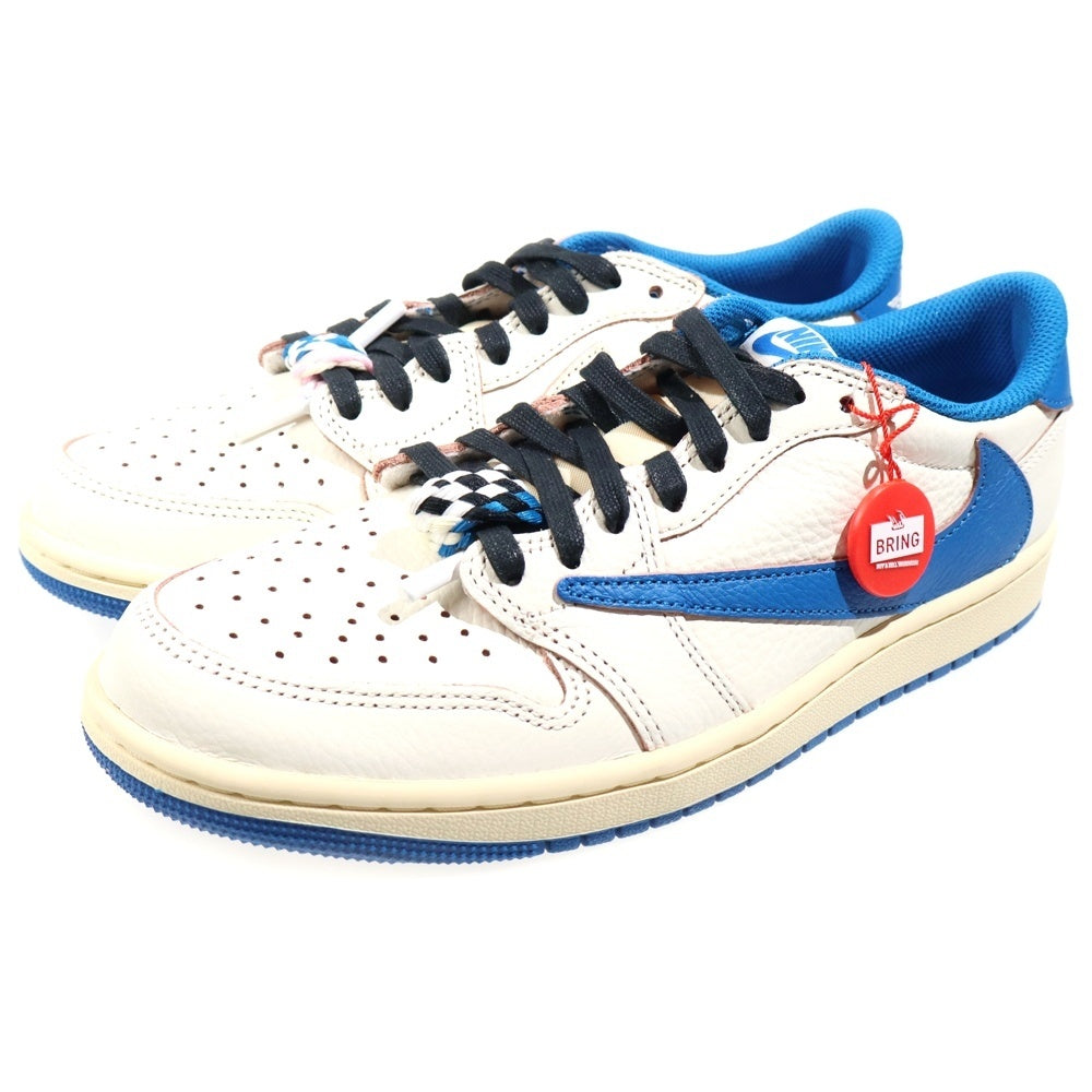 NIKE(ナイキ) ×Travis Scott ×fragment design Air Jordan 1 Low OG DM7866-104 ×トラヴィススコット×フラグメントデザイン エアジョーダン1 OG ローカットスニーカー