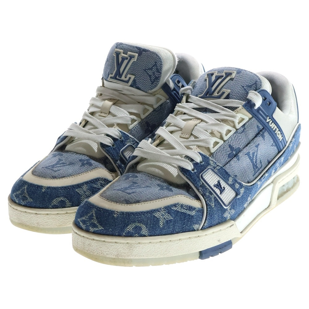 LOUIS VUITTON(ルイヴィトン) LVトレーナー デニムモノグラム マリーヌ ローカットスニーカー インディゴ 1ADHHV