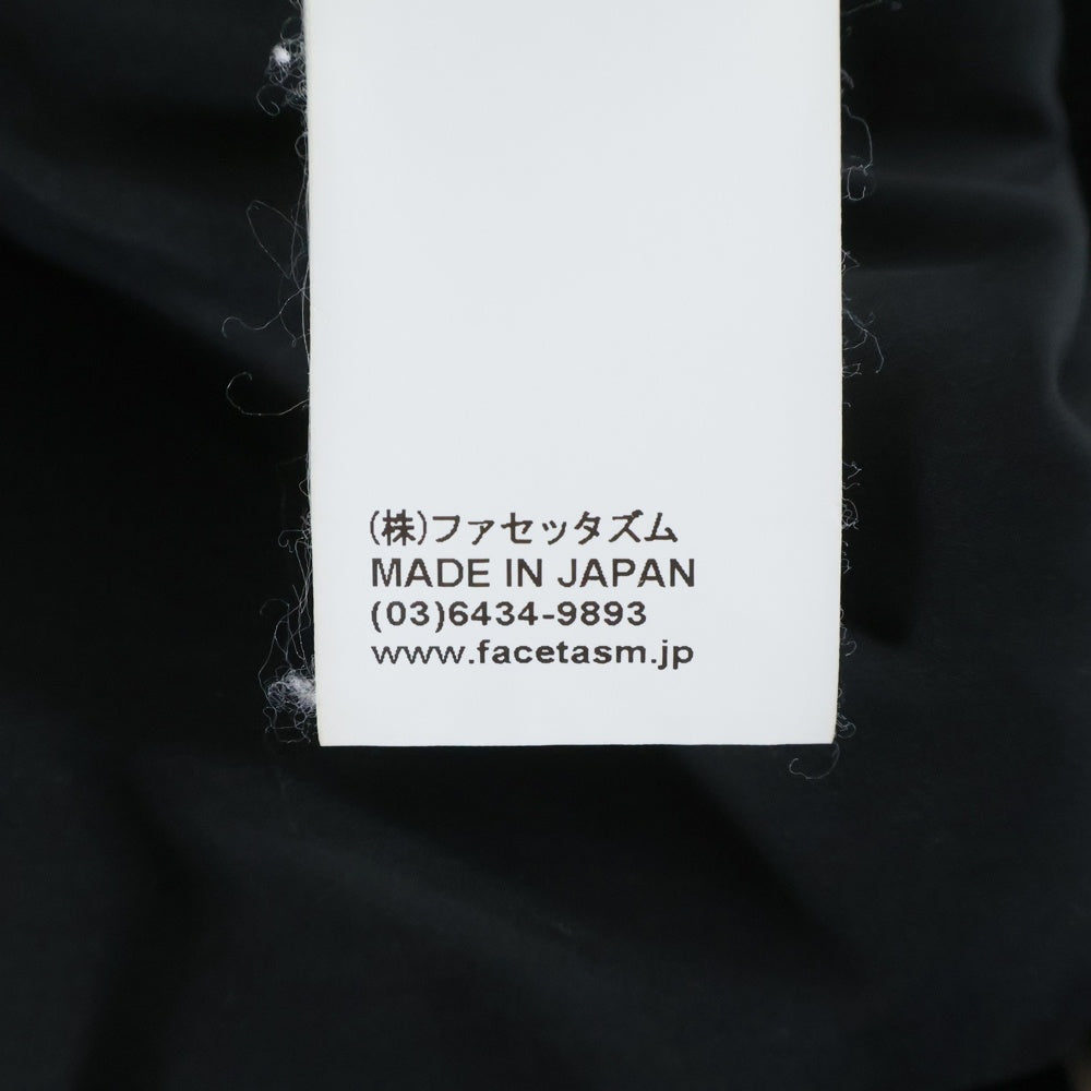 FACETASM(ファセッタズム) 23AW ORIGINAL BANDANA PRINT MA-1 バンダナプリント フライトジャケット ブラック MKS-JK-M14