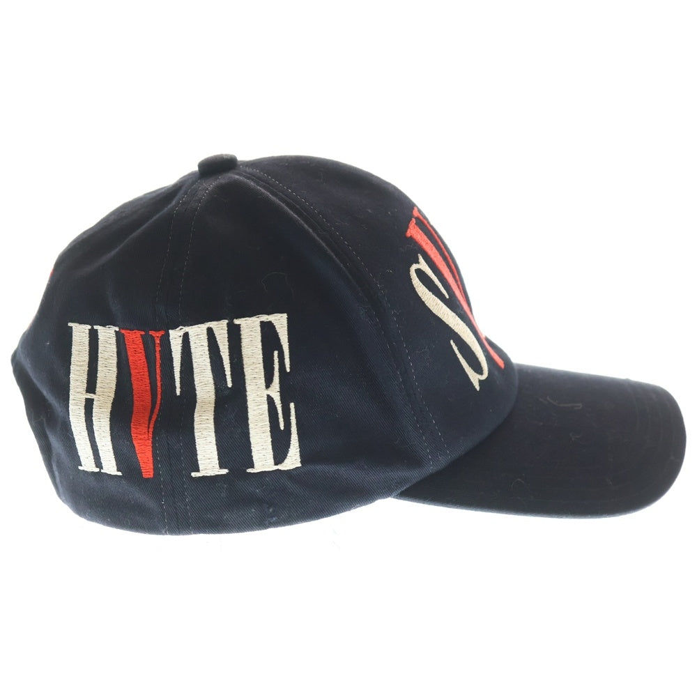SAINT MICHAEL(セントマイケル) 22SS CAP VLONE ヴィローン ロゴ刺繍 キャップ 帽子 ブラック SM-S22-0000-081