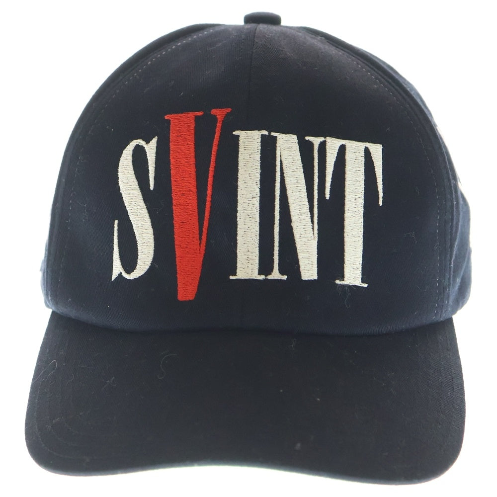 SAINT MICHAEL(セントマイケル) 22SS CAP VLONE ヴィローン ロゴ刺繍 キャップ 帽子 ブラック SM-S22-0000-081