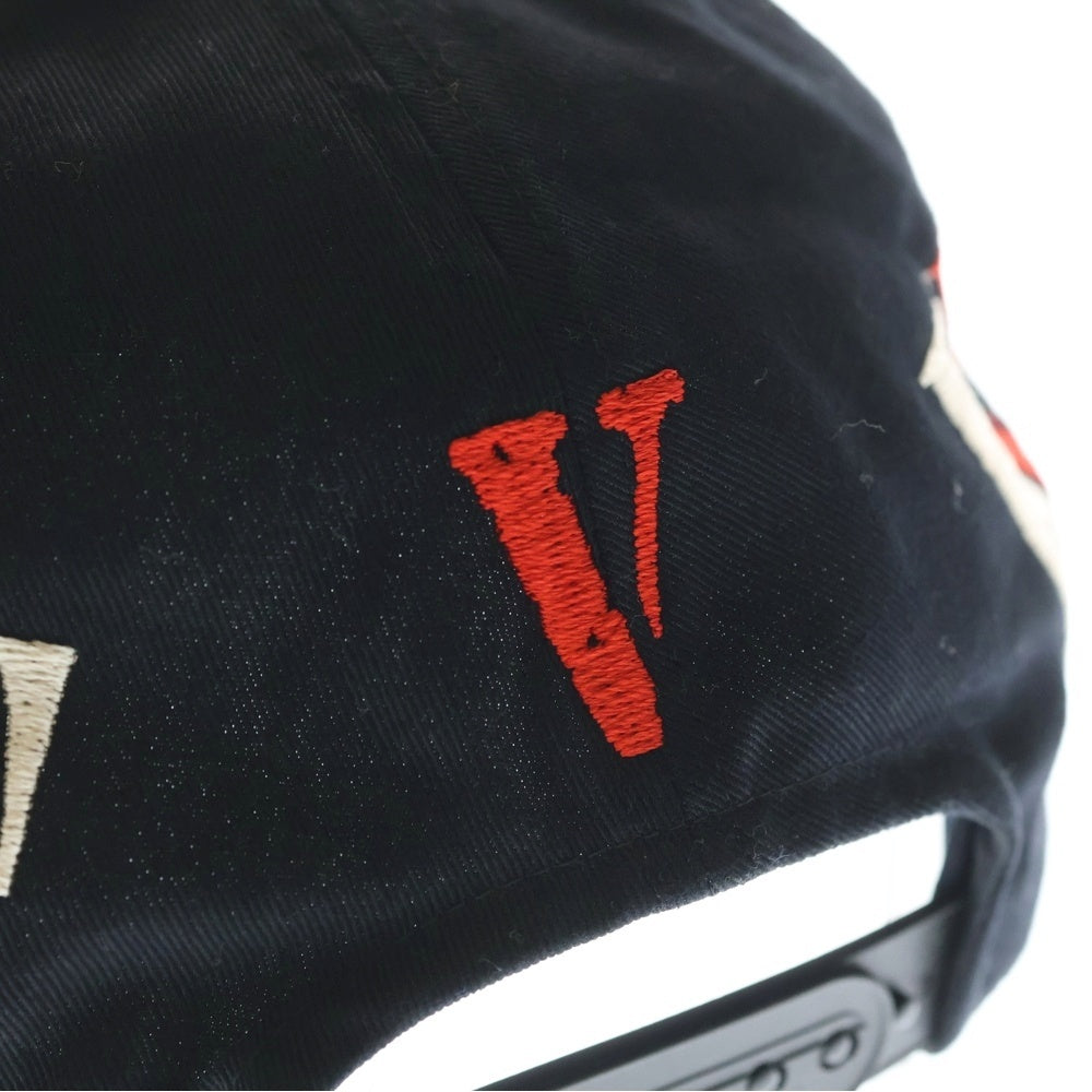 SAINT MICHAEL(セントマイケル) 22SS CAP VLONE ヴィローン ロゴ刺繍 キャップ 帽子 ブラック SM-S22-0000-081