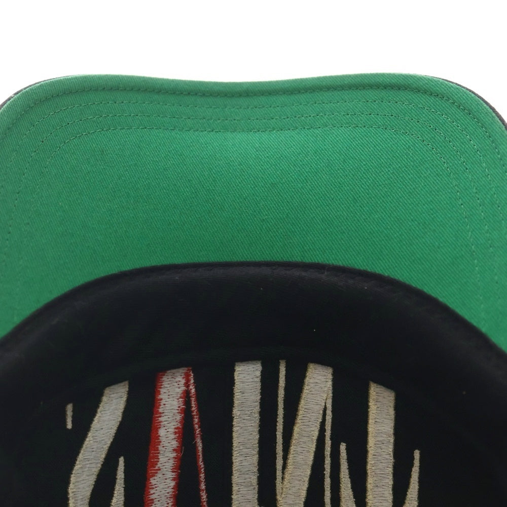 SAINT MICHAEL(セントマイケル) 22SS CAP VLONE ヴィローン ロゴ刺繍 キャップ 帽子 ブラック SM-S22-0000-081