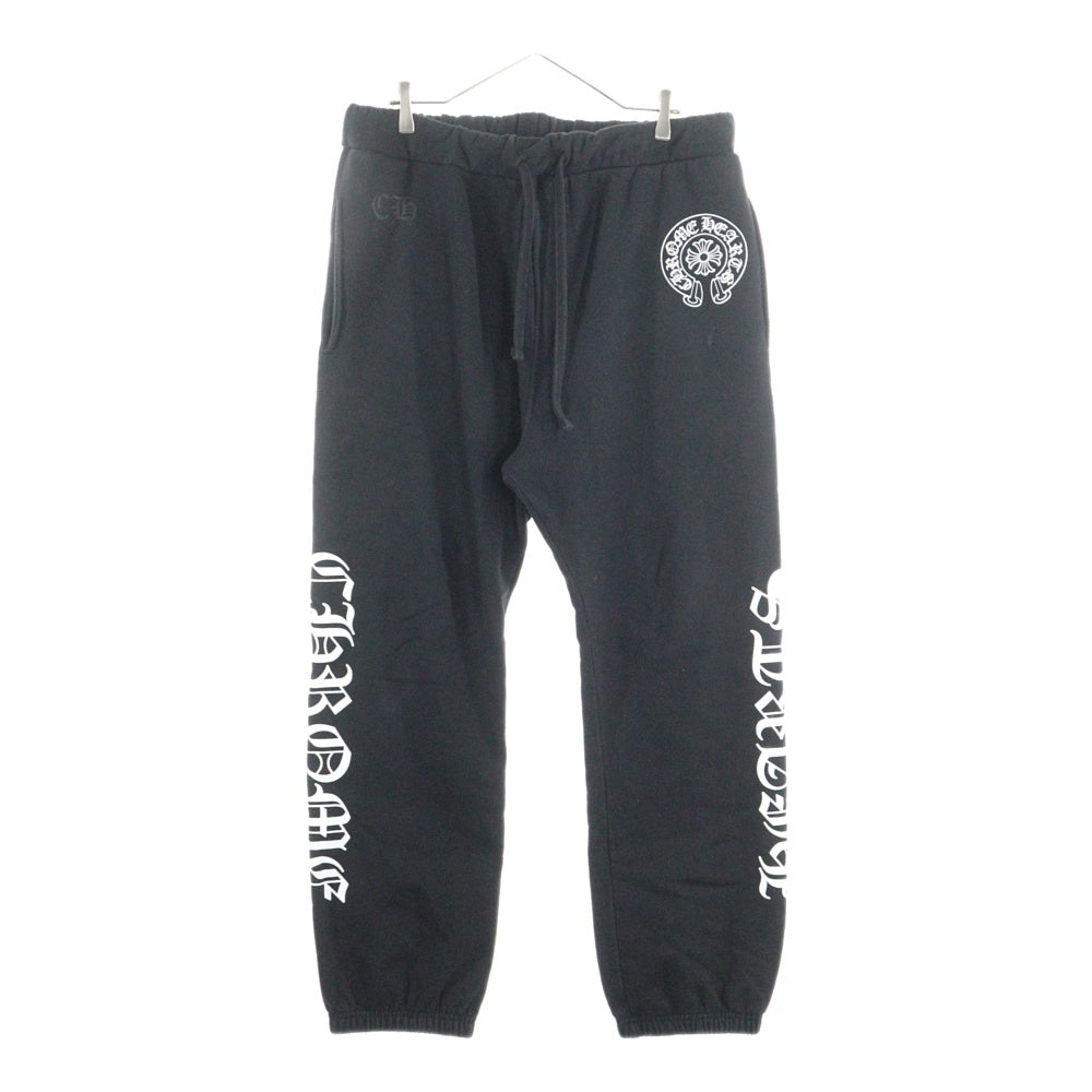 CHROME HEARTS(クロムハーツ) HORSESHOE SWEAT PANTS ホースシュープリント スウェットパンツ ブラック