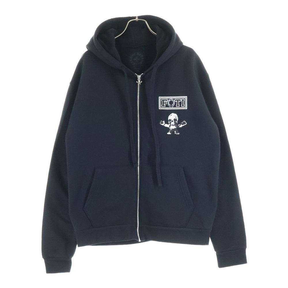 CHROME HEARTS(クロムハーツ) FOTI ZIP HOODIE フォティ ジップアップパーカー ブラック/マルチカラー