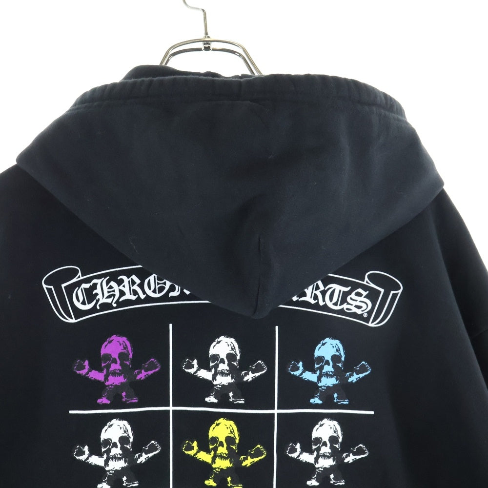 CHROME HEARTS(クロムハーツ) FOTI ZIP HOODIE フォティ ジップアップパーカー ブラック/マルチカラー