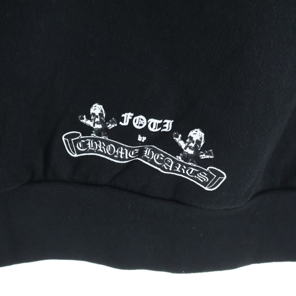 CHROME HEARTS(クロムハーツ) FOTI ZIP HOODIE フォティ ジップアップパーカー ブラック/マルチカラー
